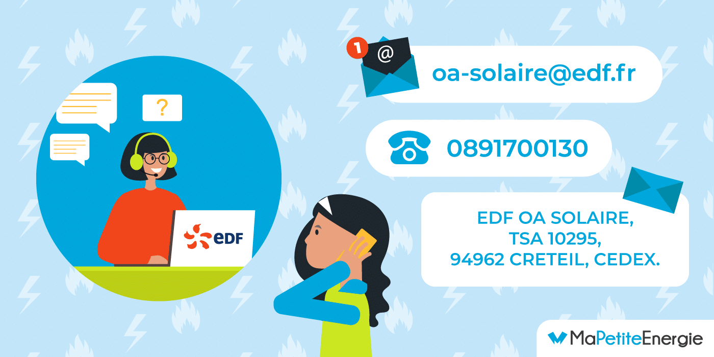 Comment contacter EDF OA comme producteur ?