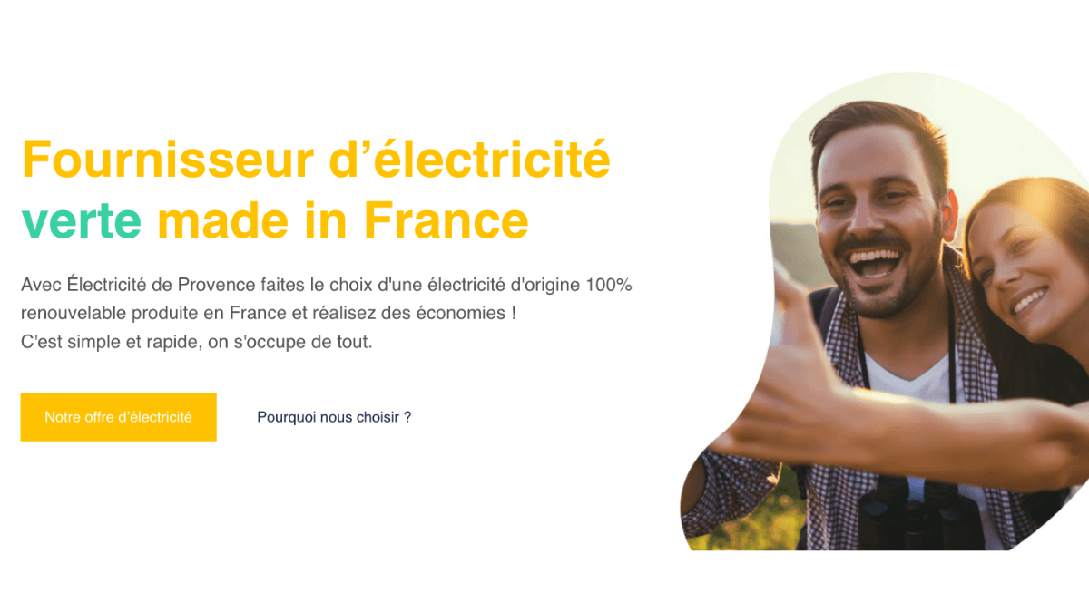 Électricité verte via électricité de Provence