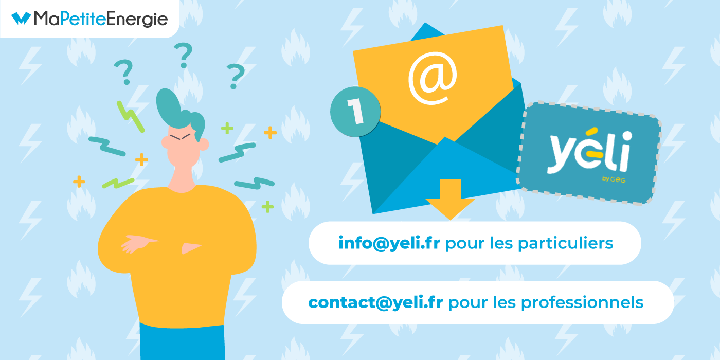 Comment envoyer un e-mail au service client yéli ?