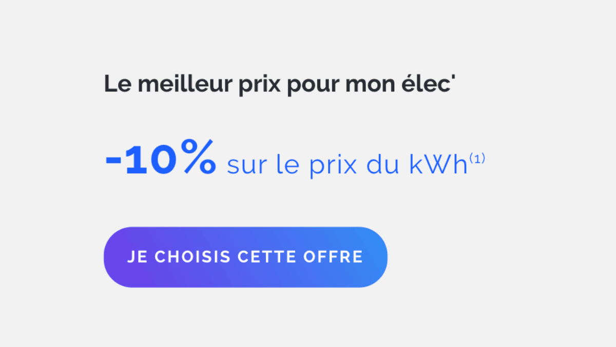 10% d'économies sur le prix de l'électricité Meilleure électricité Happ-e