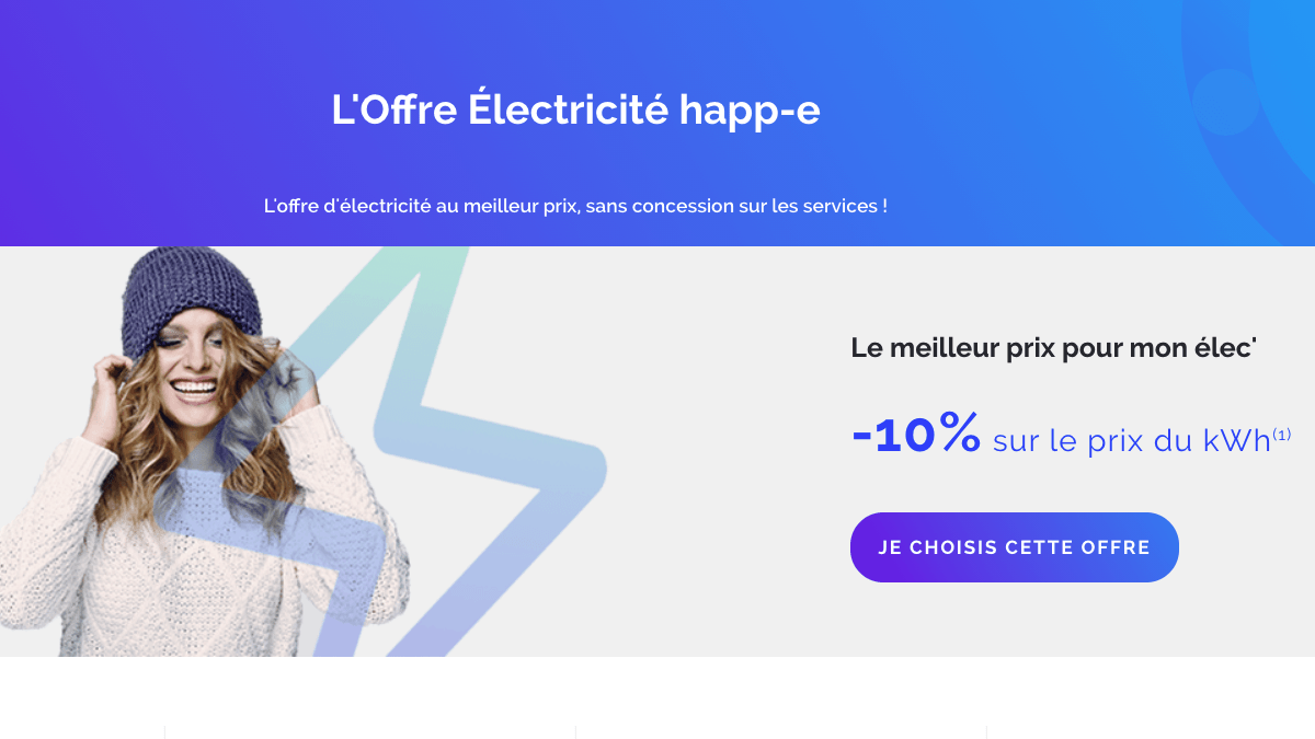 électricité prix réduit happ-e le contrat d'électricité pas cher happ-e