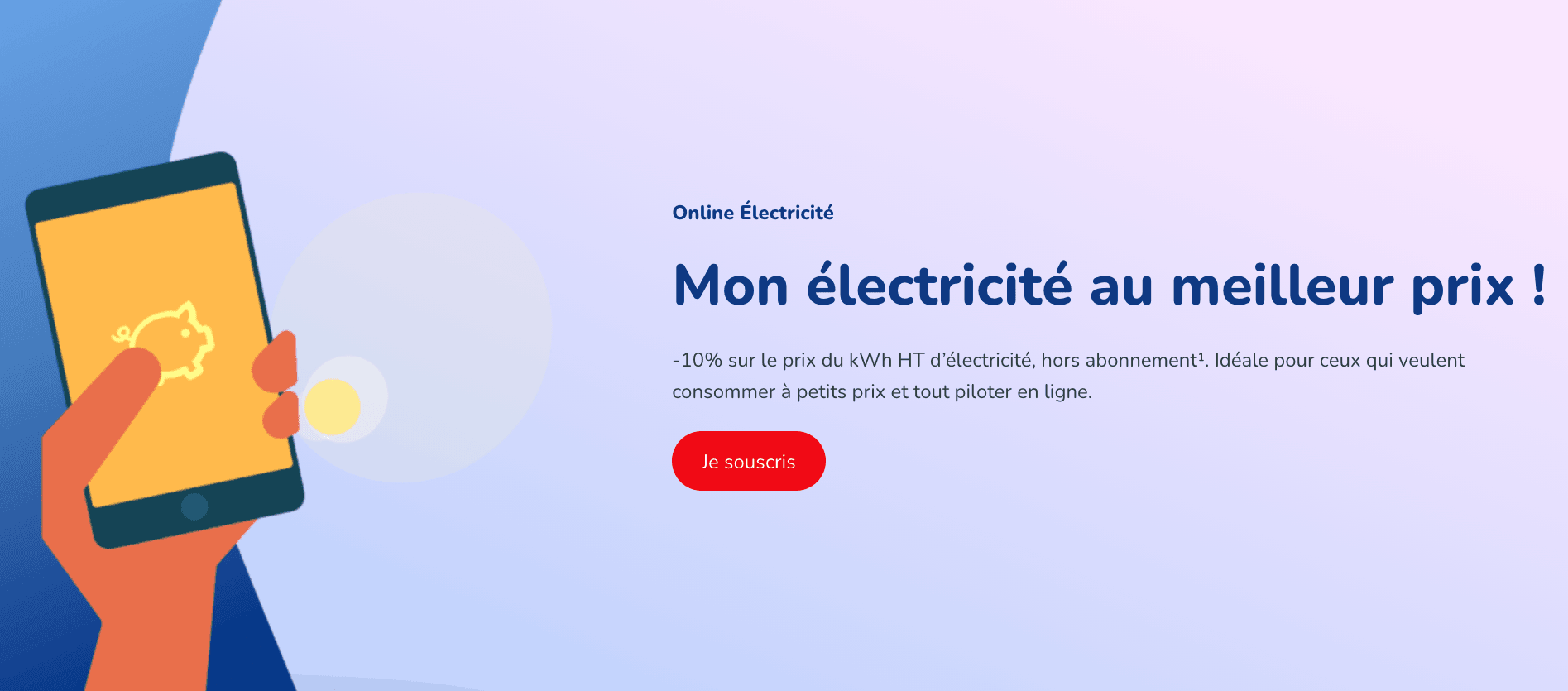 Offre spéciale Online chez TotalEnergies Le contrat Total Online propose l'électricité au meilleur prix