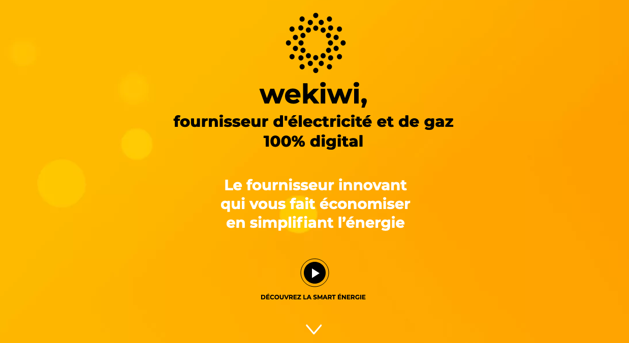 Un contrat 100% digital Contrats électricité pas chers Wekiwi