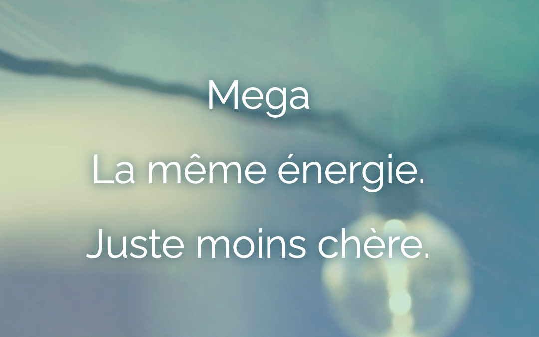 Électricité moins chère : Mega Énergie Mega Énergie