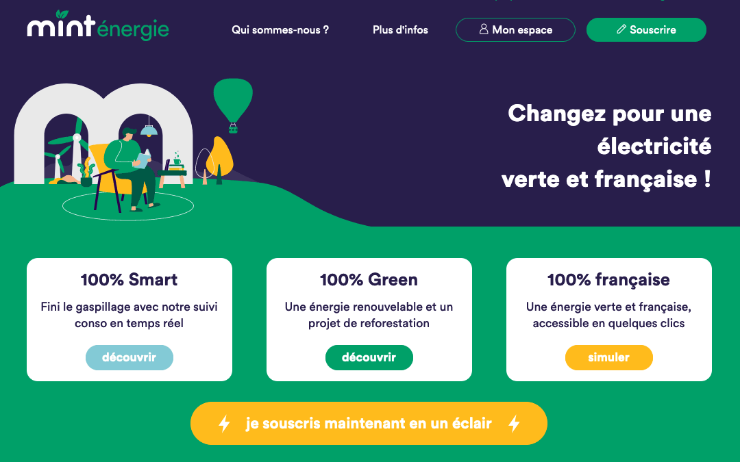 Contrat d'électricité : Mint Energie Mint Energie