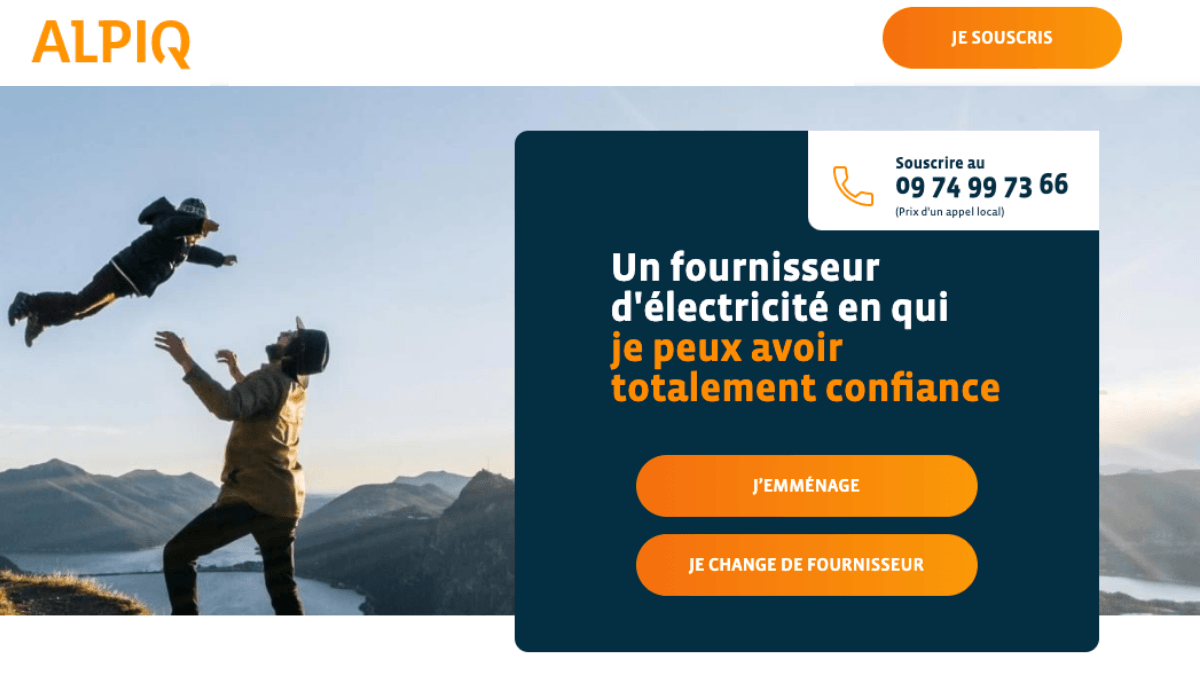 Electricité pas chère et modulable chez Alpiq