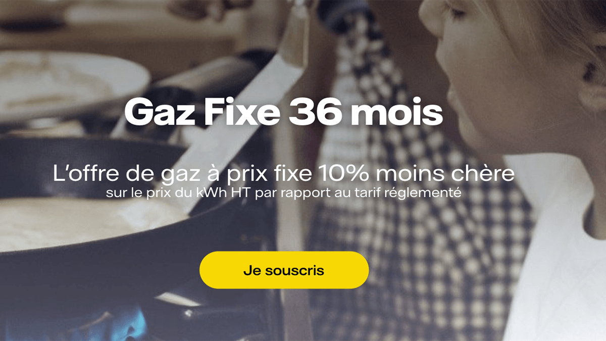 Un contrat gaz à prix fixe sans engagement Gaz à prix fixe de Vattenfall