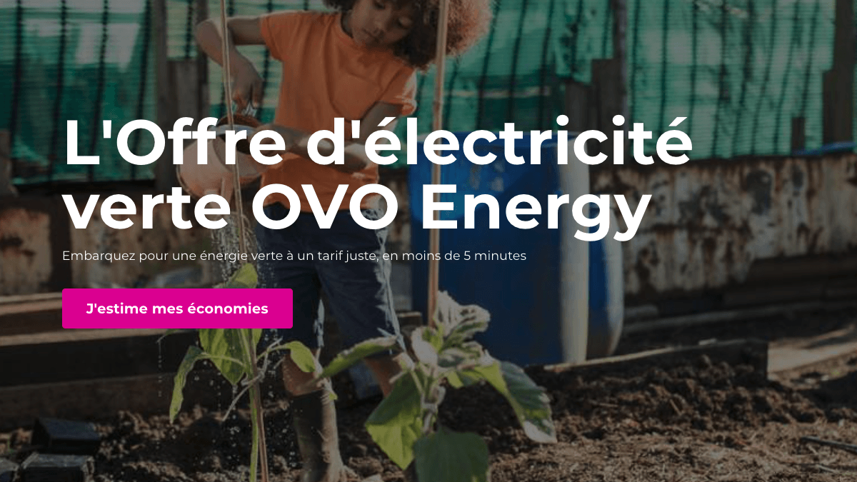 OVO Energy propose son électricité verte économique