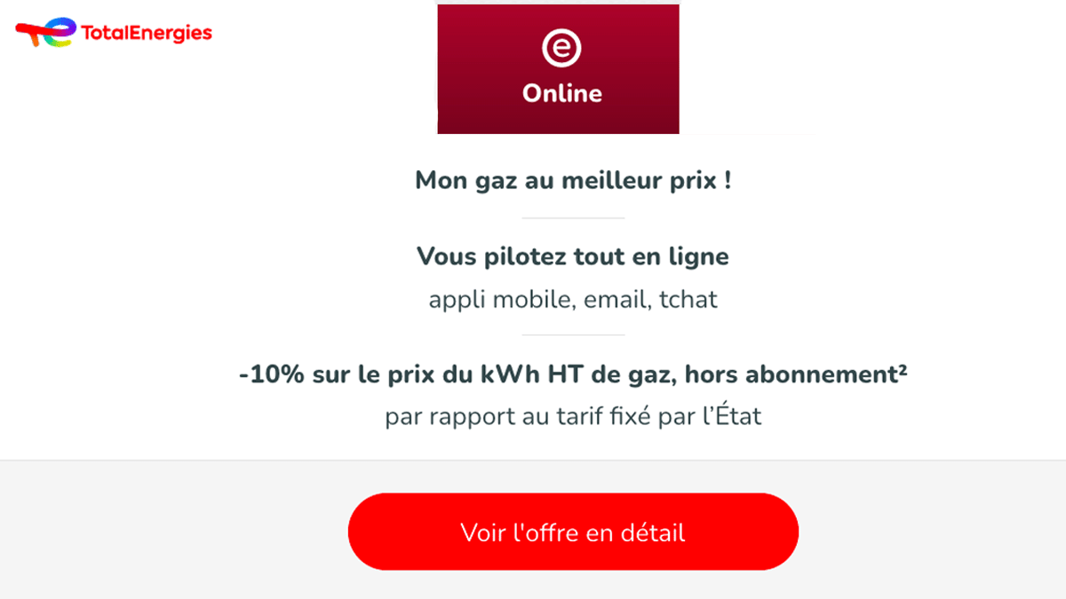 Contrat gaz : le bon plan de TotalEnergies. Le contrat de gaz pas cher de TotalEnergies