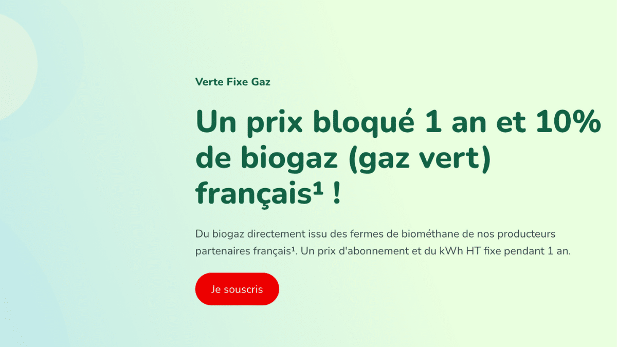 Offre à prix fixe chez TotalEnergies