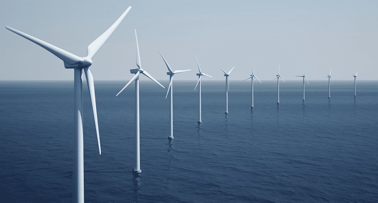 Eolienne en mer énergies renouvelables