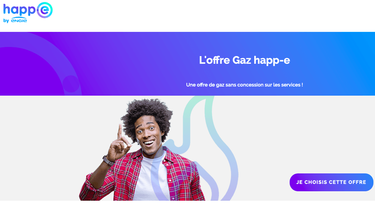 Le contrat de gaz pas cher de Happ-e permet des économies sur sa facture au tarif indexé Le contrat de gaz pas cher de Happ-e permet des économies