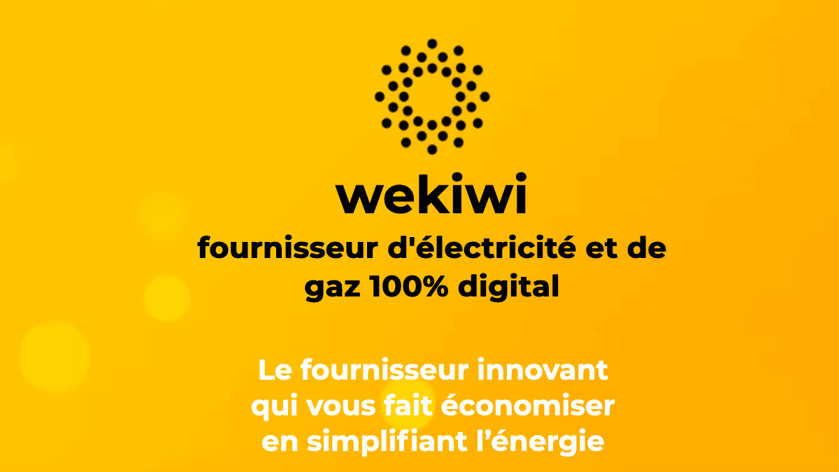 Un contrat d'électricité pas cher avec Wekiwi